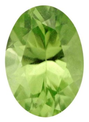 Split Shank Bezel Set Assorted Stone Ring (Peridot Pictured)