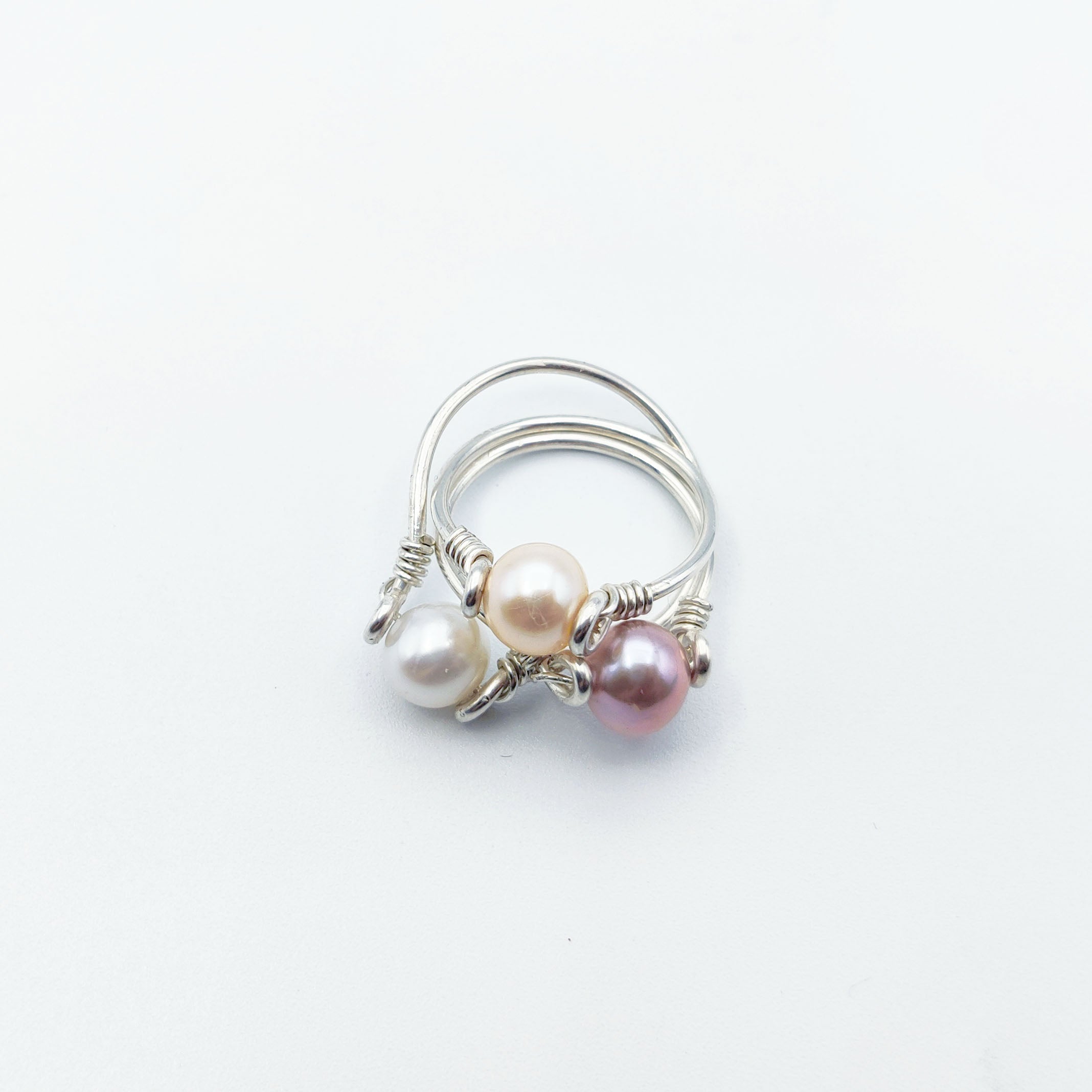 Sterling Silver Pearl Ring PR-002