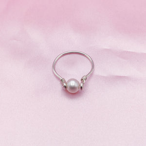 Sterling Silver Pearl Ring PR-002